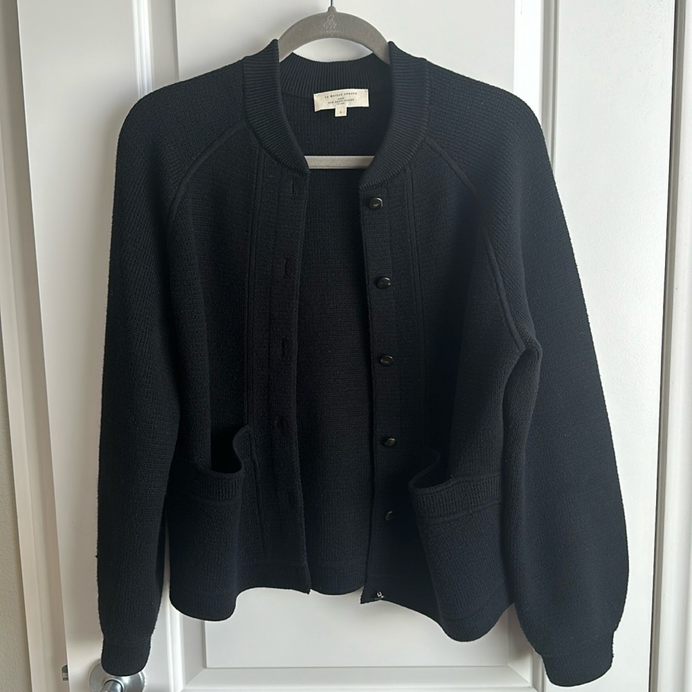 Sézane Noé Jacket in Black, Size S